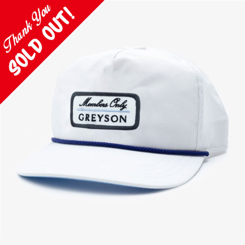 <GREYSON> CLUB HOUSE ROPE HAT (ARCTIC)