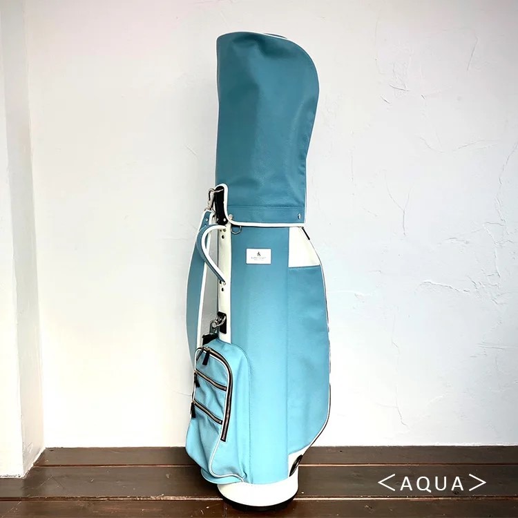 <Lahella golf> LINEAR Leather caddie bag 品番：L-516