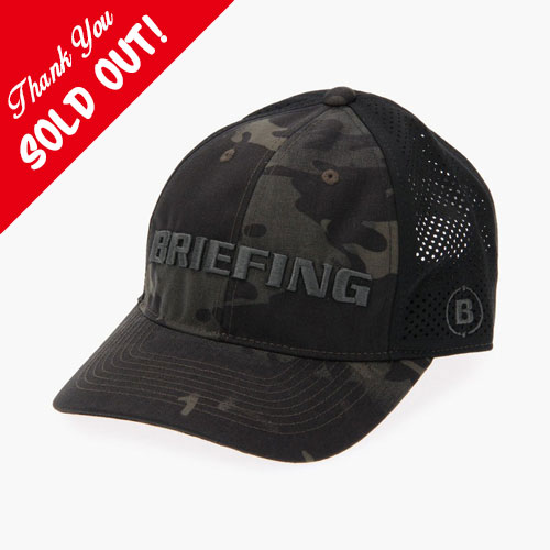 <BRIEFING> ブリーフィング MENS PUNCHING MESH CAMO CURVED VISOR CAP (MULTICAM BLACK)