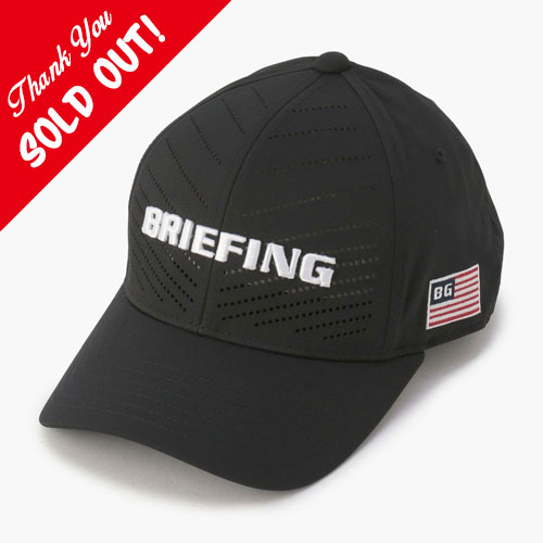<BRIEFING> ブリーフィング MENS PUNCHING MESH CAP (Black)