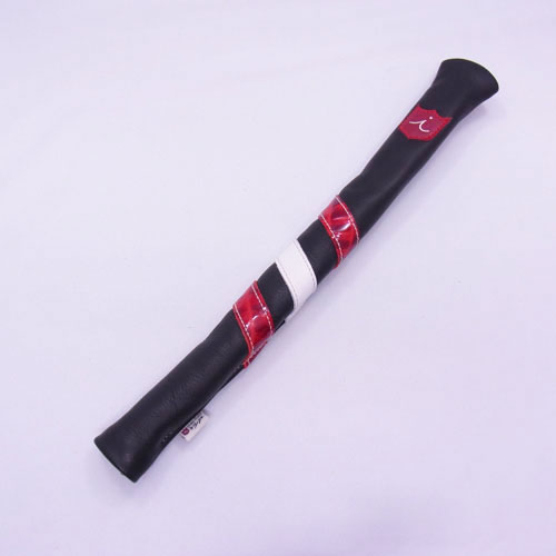 <iliac Golf> Alignment Stick Cover (BLACK + RED & WHITE)