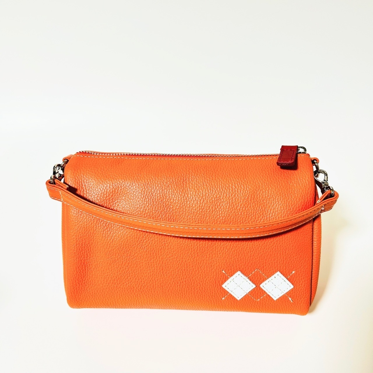 <iliac Golf> ポーチ PC001 (オレンジシュリンク)