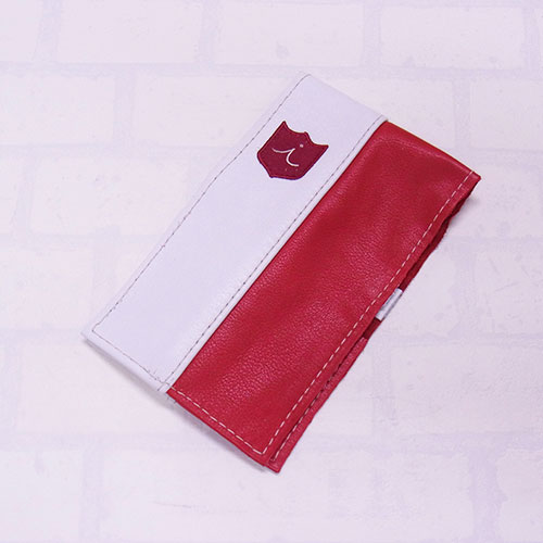 <iliac Golf> Front 9 Back 9 Collection Score Card Holder (Sunday Red + Pure White)