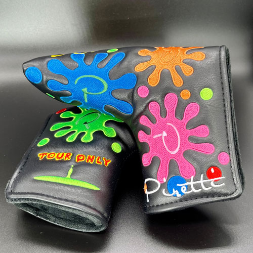 <Piretti> パターカバー Tour Only Putter Cover Paintball (Black)