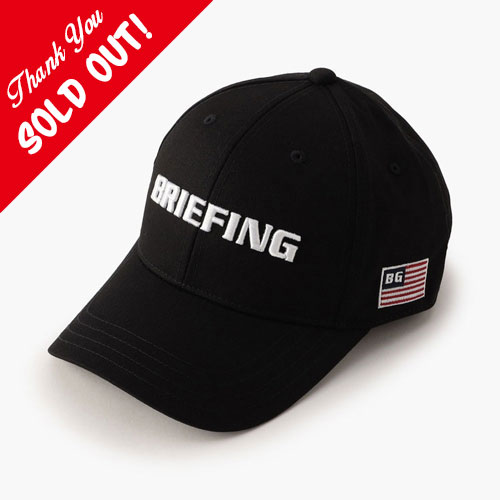 <BRIEFING> ブリーフィング MENS BASIC CAP <BRG223M56> (Black)