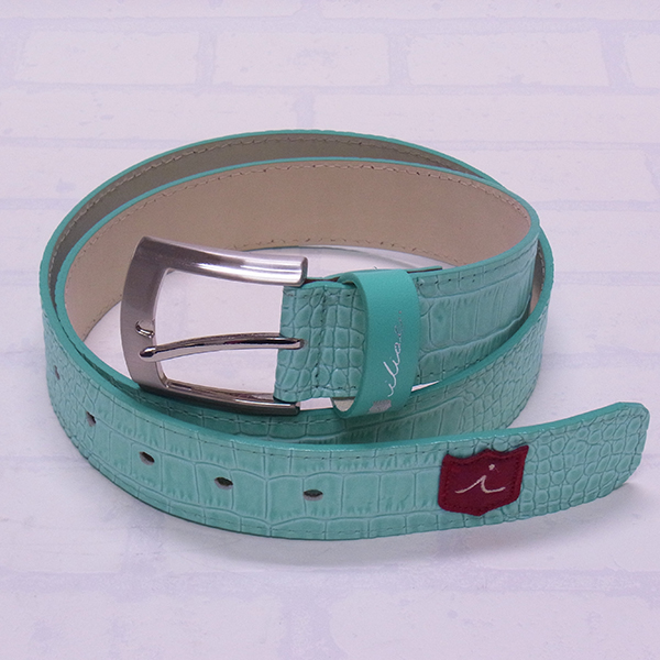 <iliac Golf> Modern Buckle Belt (Tiffany Croc)