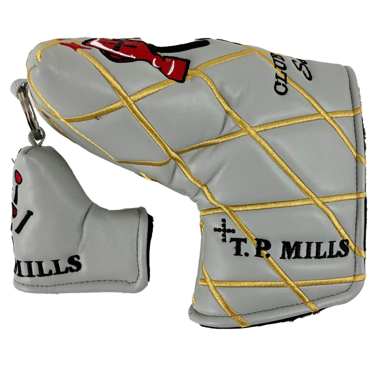<T.P. MILLS> Club Champ with Charm Putter Cover - Grey HTPC-000042