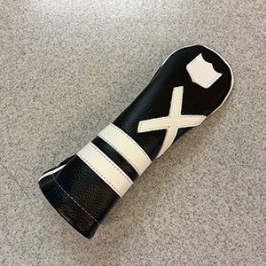 <iliac Golf> Timeless Hybrid ヘッドカバー  (Black + White)