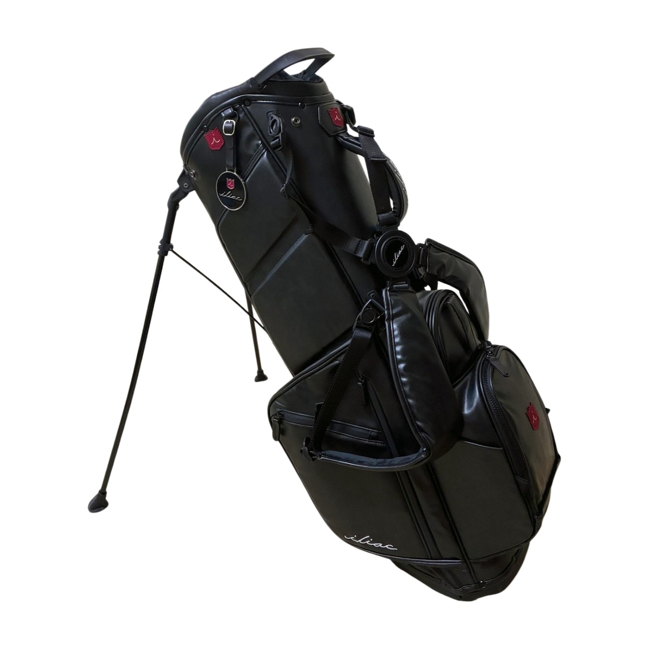 <iliac Golf> PuristⅡ Stand Caddie Bag (Vintage Black)