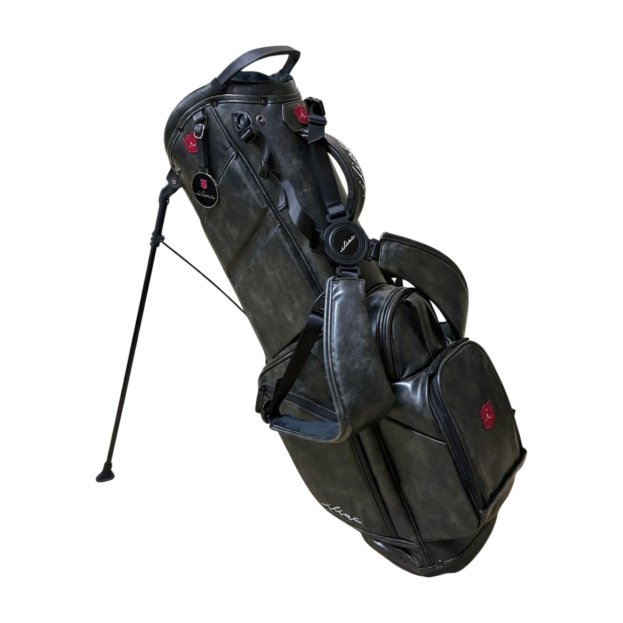 <iliac Golf> PuristⅡ Stand Caddie Bag (Vintage Grey)