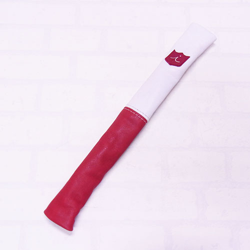<iliac Golf> Front 9 Back 9 Collection Alignment Stick Cover (Sunday Red + Pure White)