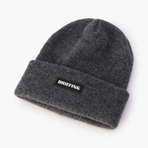 <BRIEFING> ブリーフィング MENS WOOL CASHMERE BEANIE <BRG213M88> (Gray)