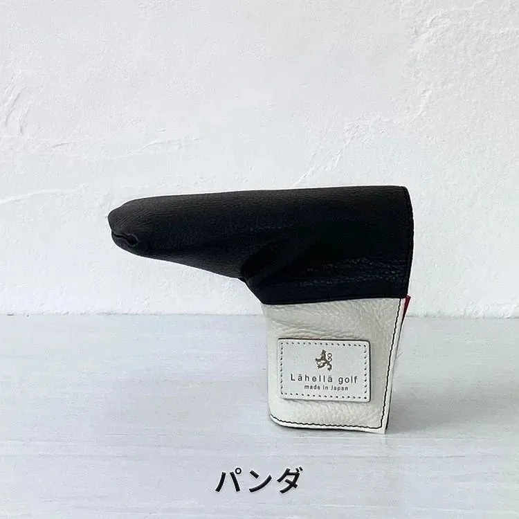<Lahella golf> PT用 Bicolor イタリアンレザーヘッドカバー L-546 (パンダ)